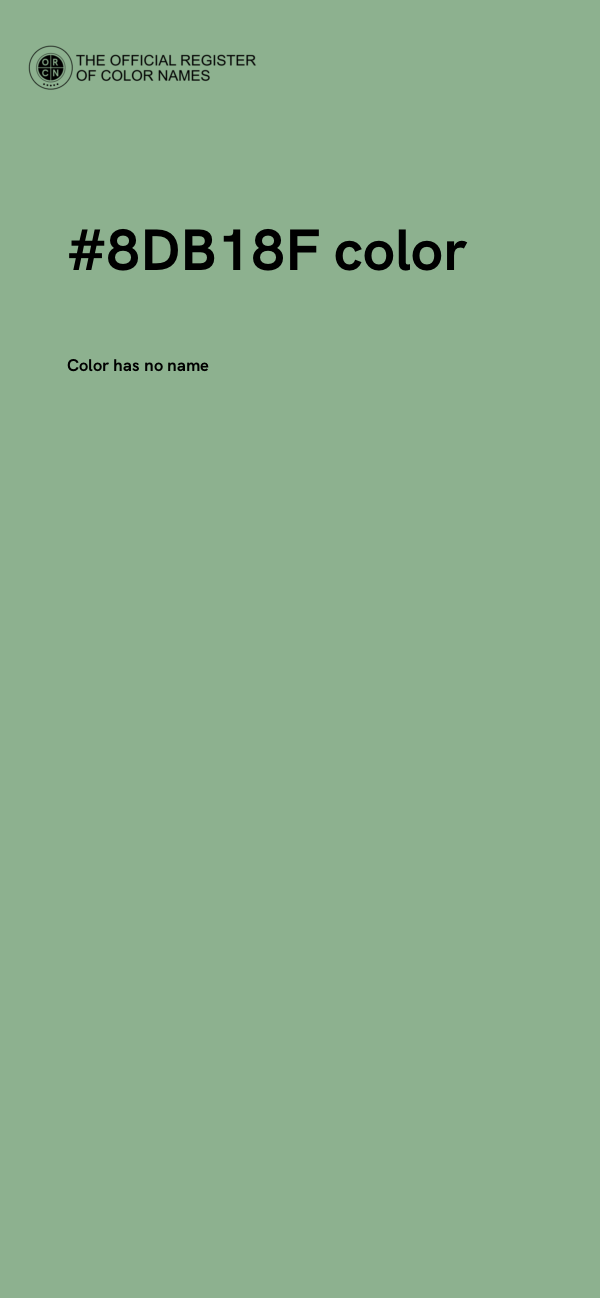 #8DB18F color image