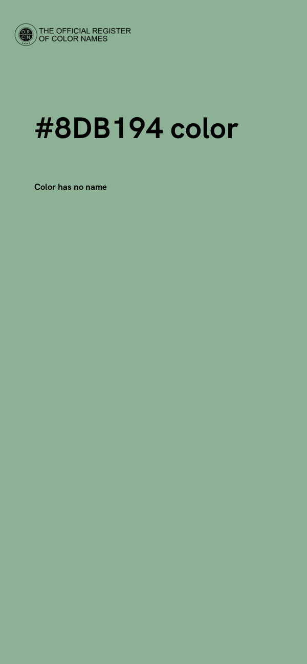 #8DB194 color image