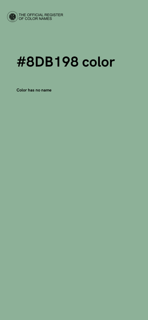 #8DB198 color image