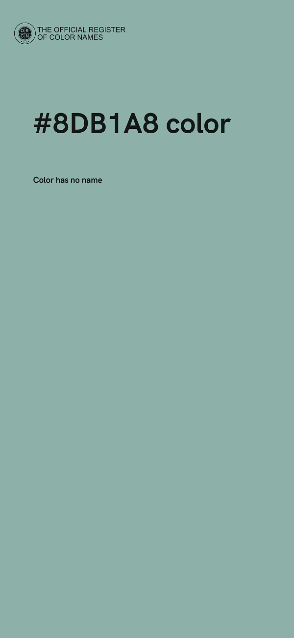 #8DB1A8 color image