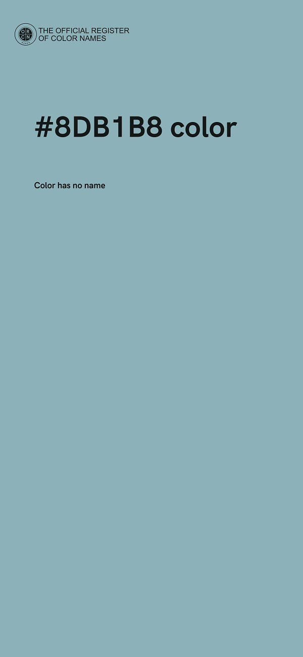 #8DB1B8 color image