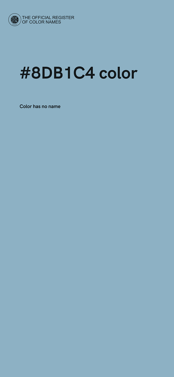 #8DB1C4 color image