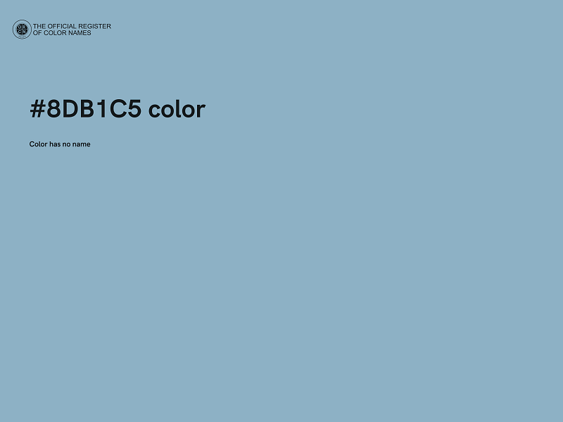 #8DB1C5 color image