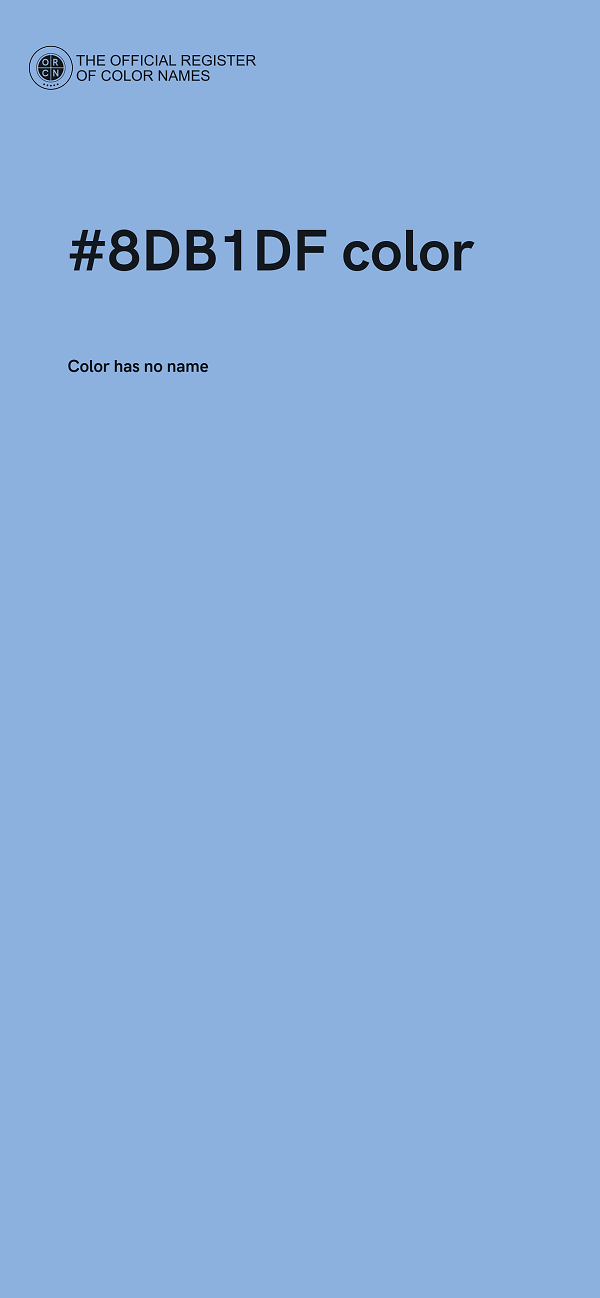 #8DB1DF color image