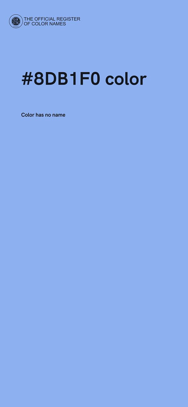 #8DB1F0 color image