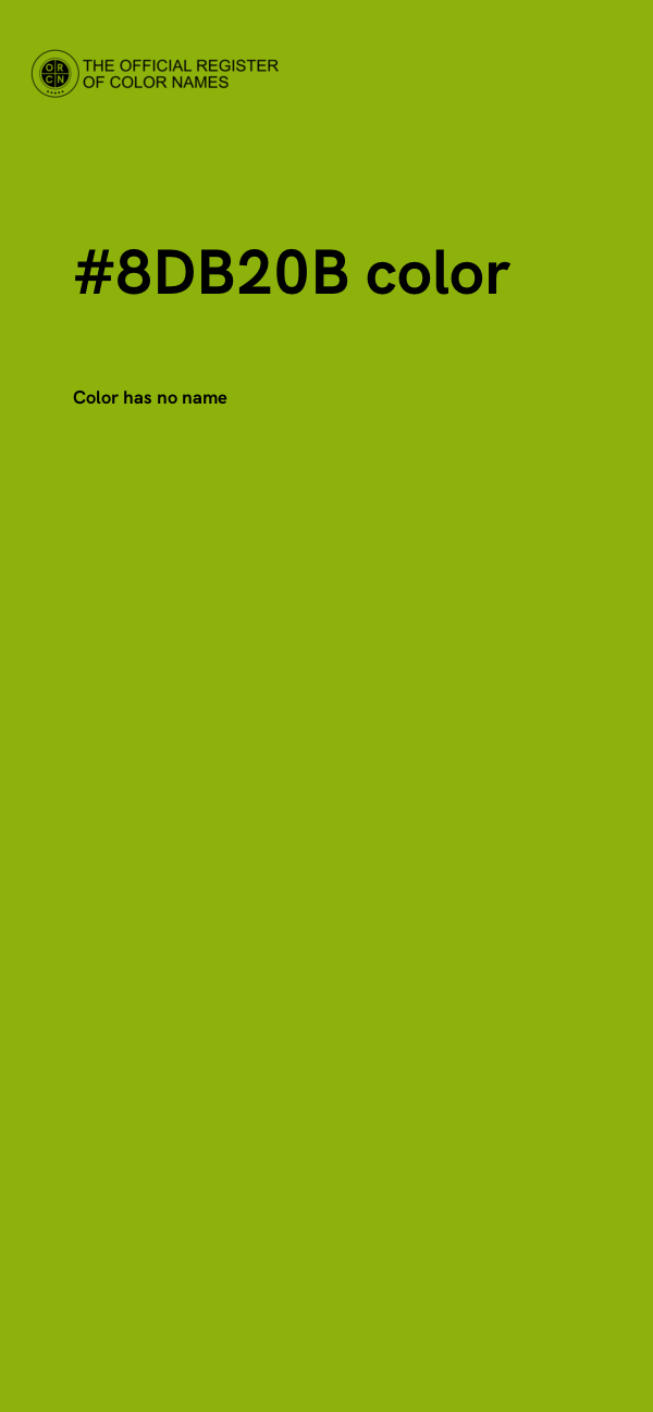 #8DB20B color image