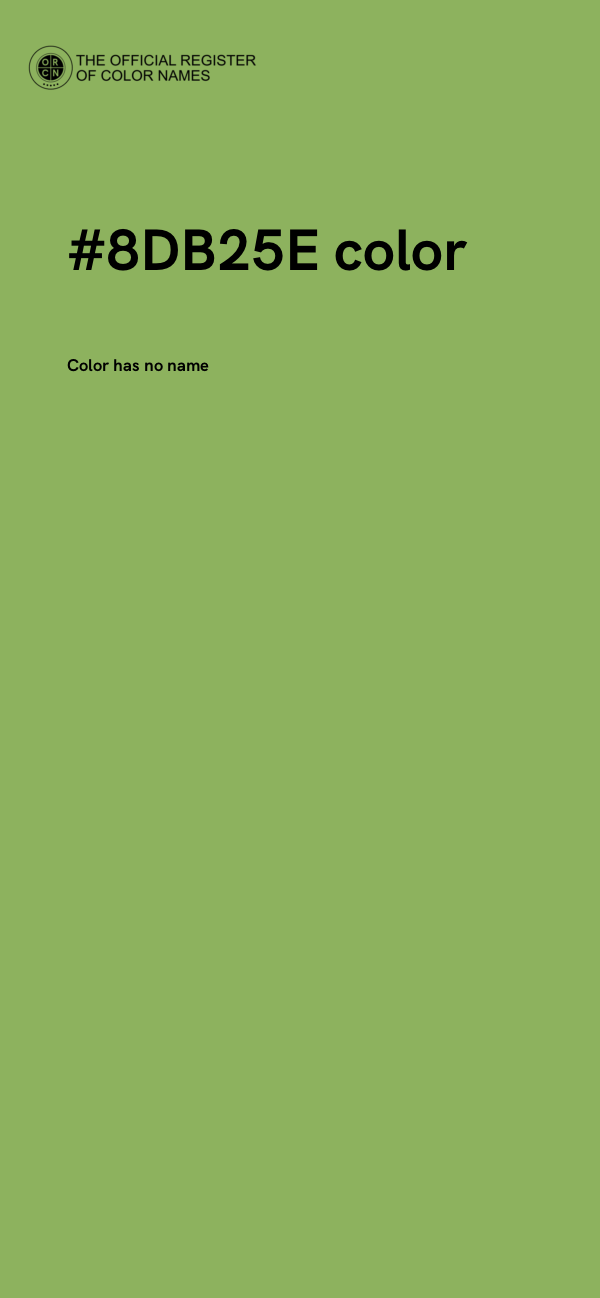 #8DB25E color image
