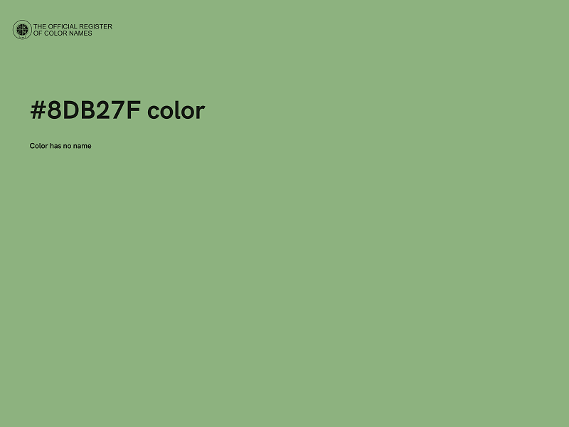 #8DB27F color image