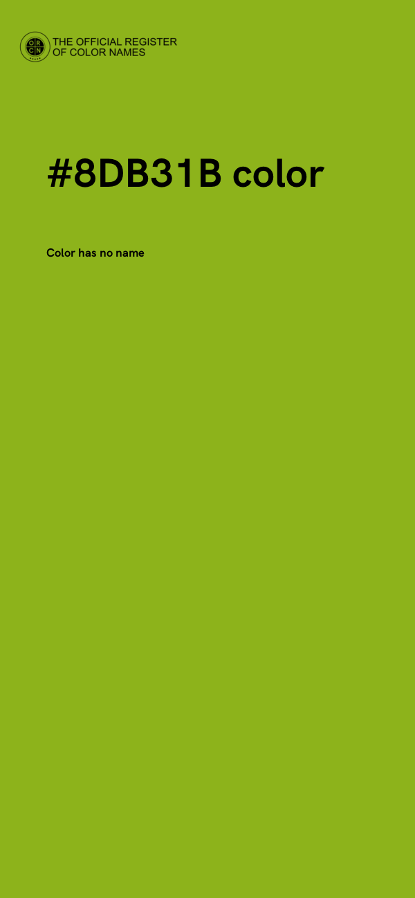 #8DB31B color image
