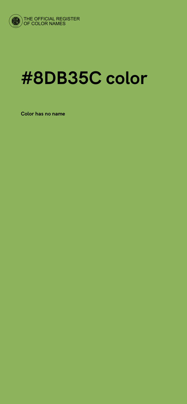 #8DB35C color image