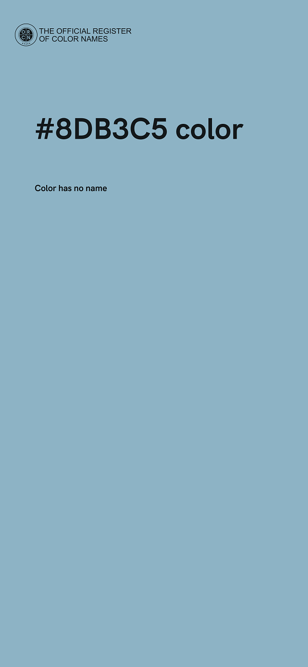 #8DB3C5 color image