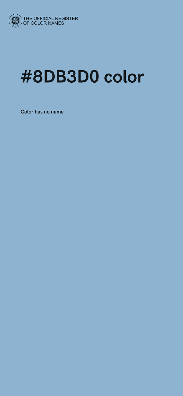 #8DB3D0 color image