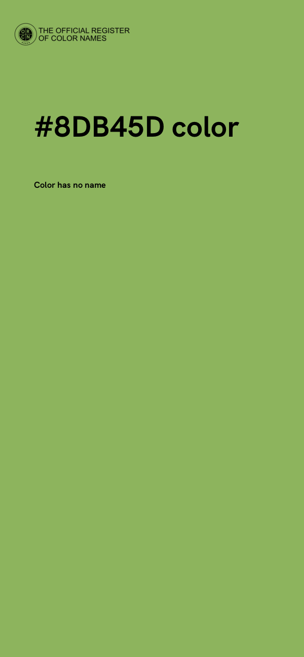 #8DB45D color image