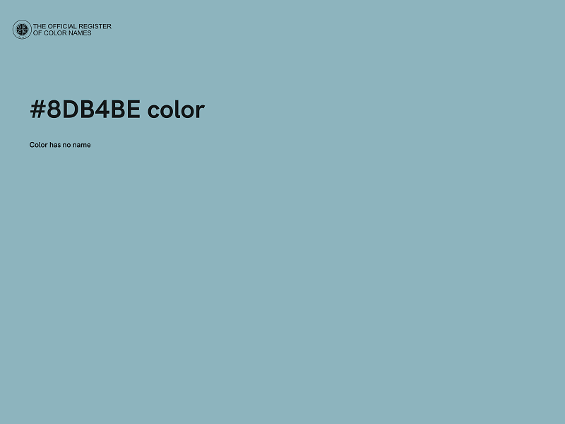 #8DB4BE color image