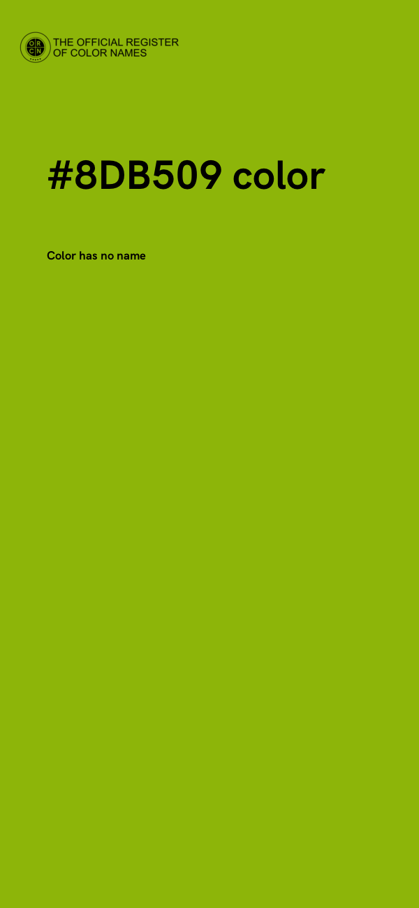 #8DB509 color image