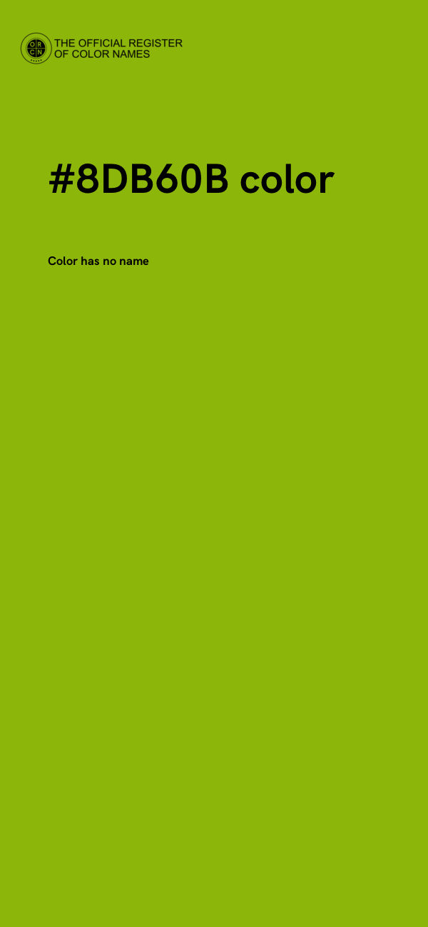 #8DB60B color image
