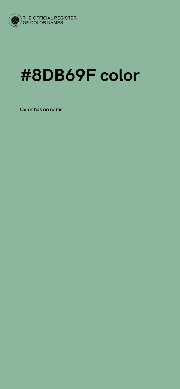 #8DB69F color image
