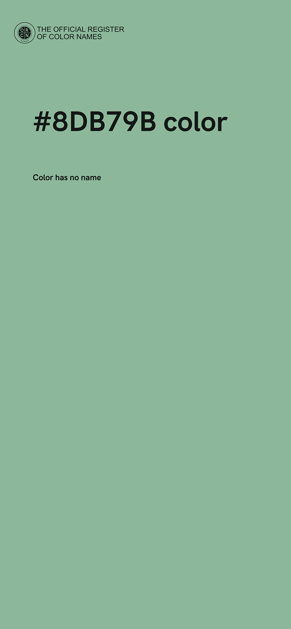 #8DB79B color image
