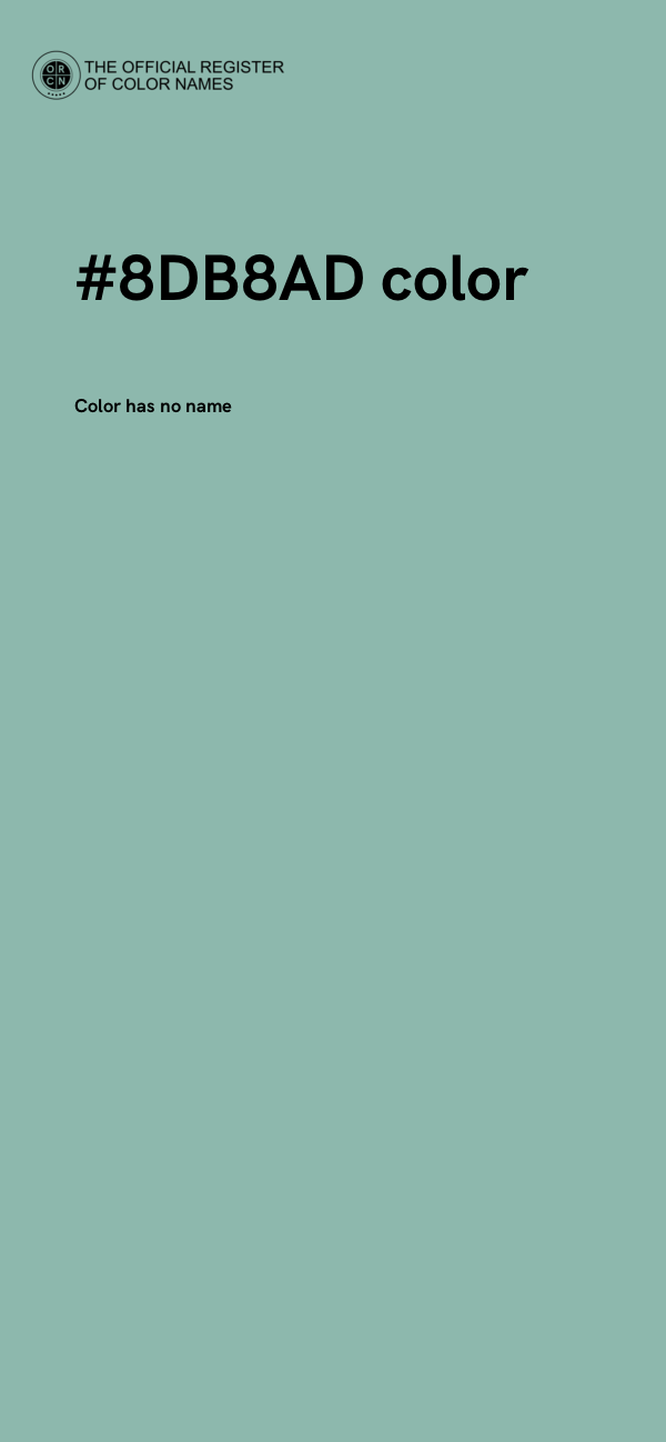 #8DB8AD color image