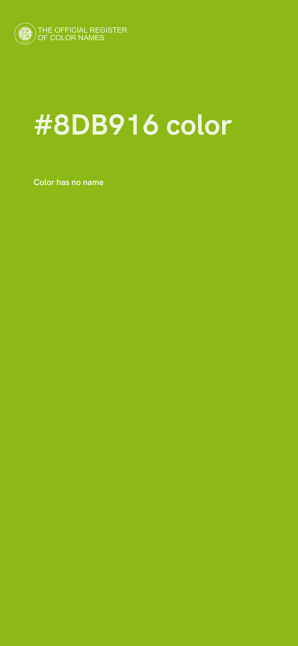 #8DB916 color image