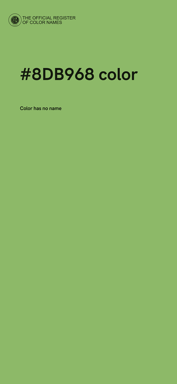 #8DB968 color image