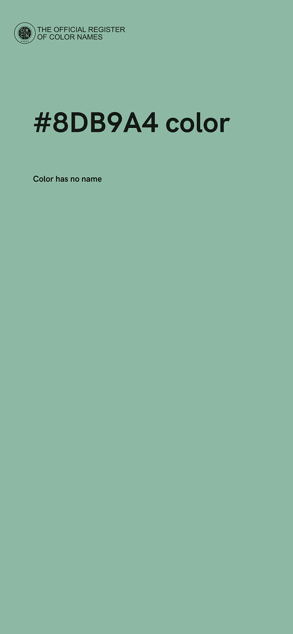#8DB9A4 color image