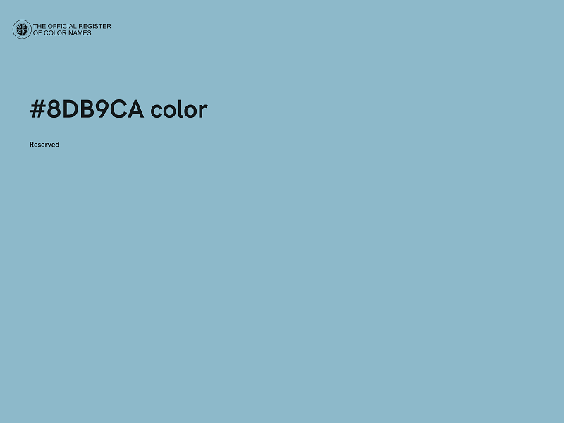 #8DB9CA color image