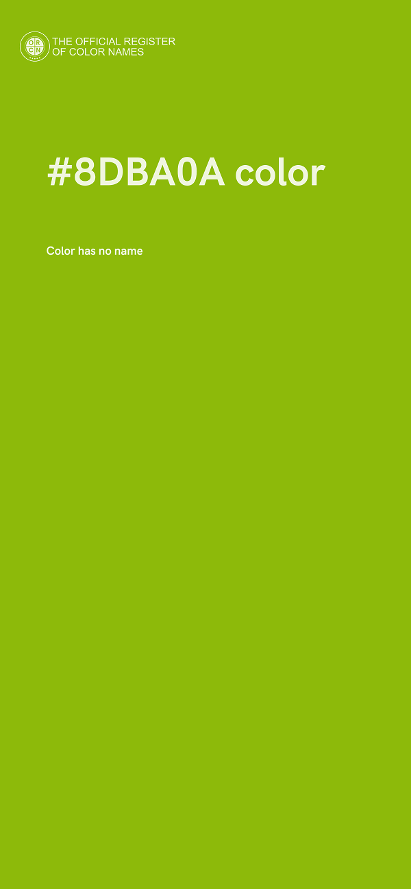 #8DBA0A color image