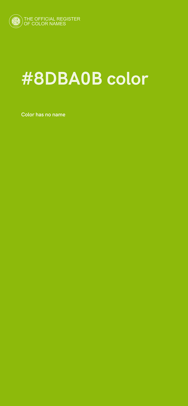 #8DBA0B color image