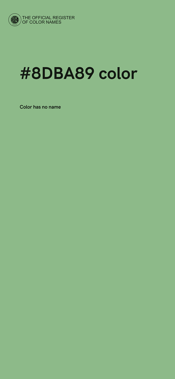#8DBA89 color image
