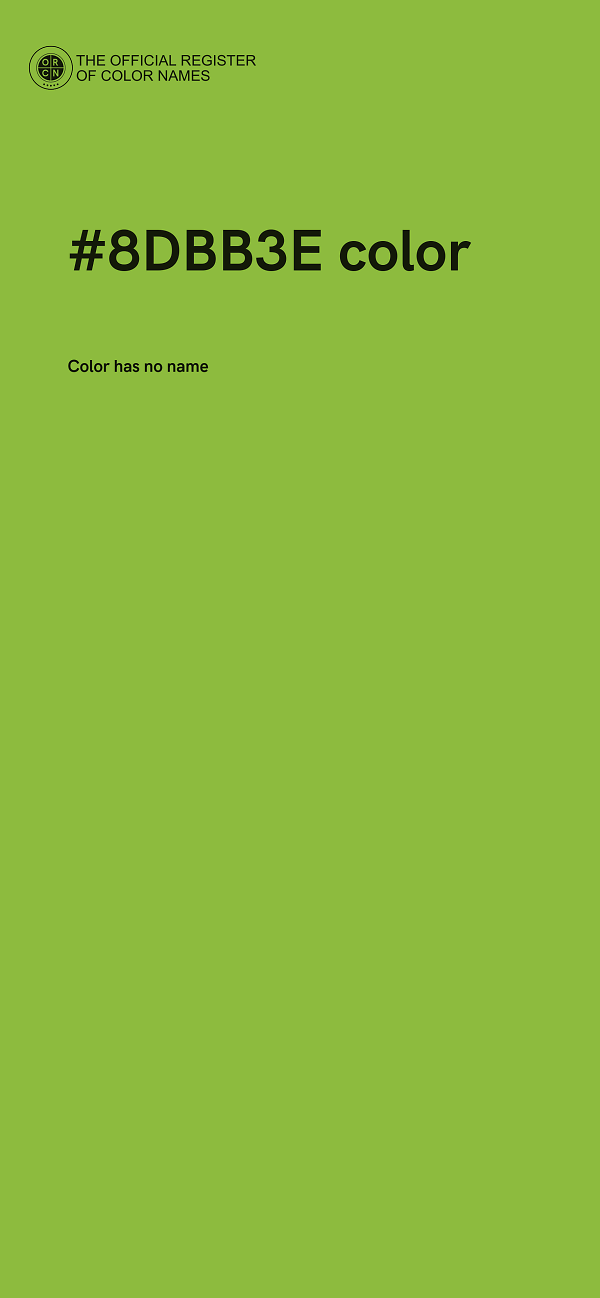 #8DBB3E color image
