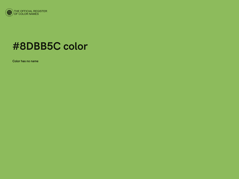 #8DBB5C color image