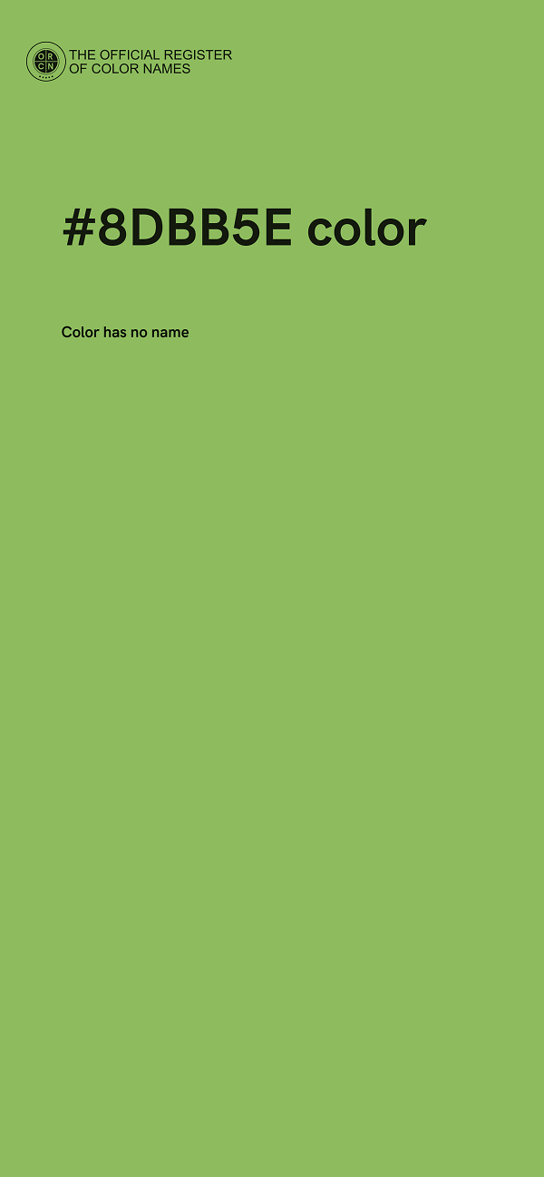 #8DBB5E color image