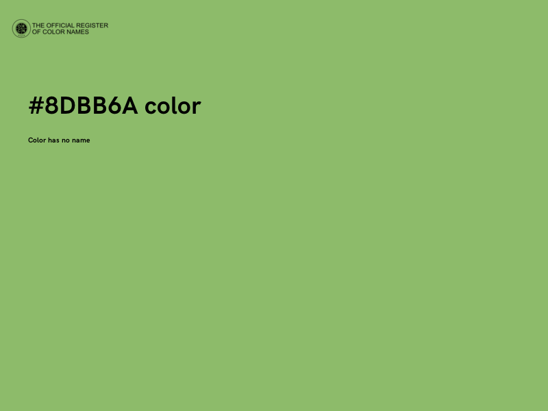 #8DBB6A color image