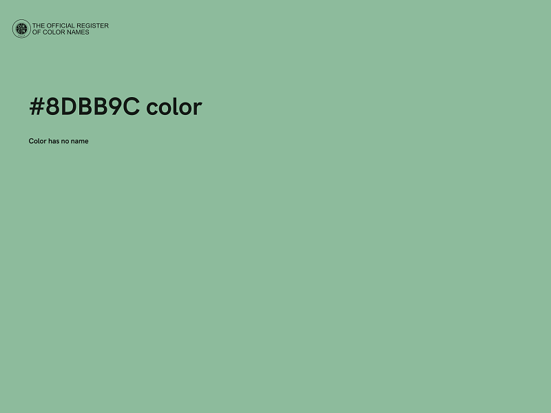 #8DBB9C color image