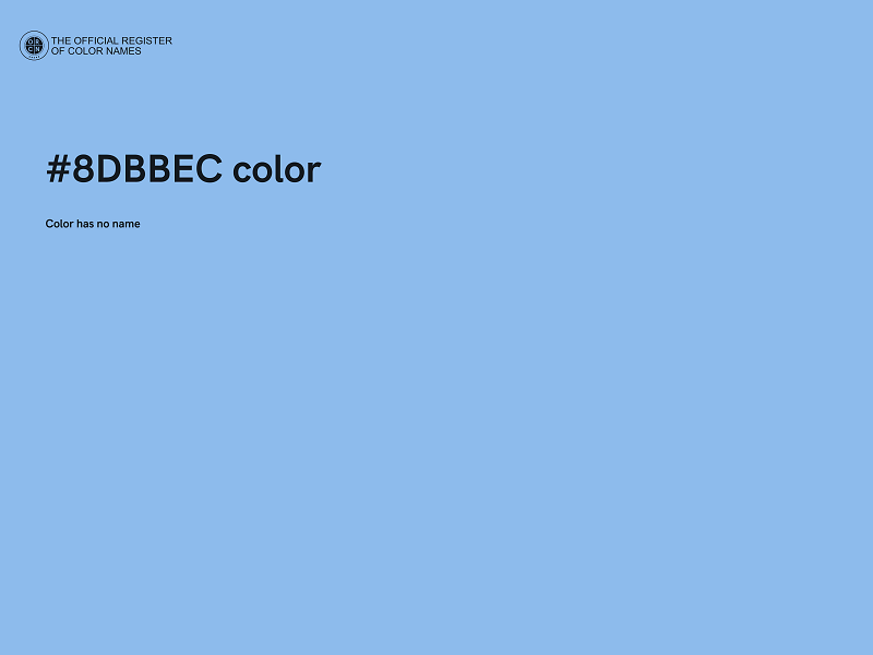 #8DBBEC color image