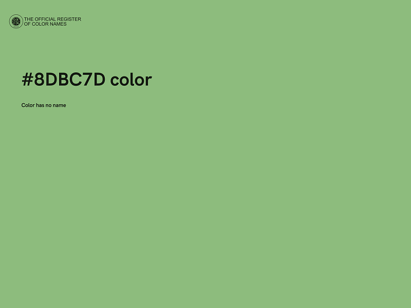 #8DBC7D color image