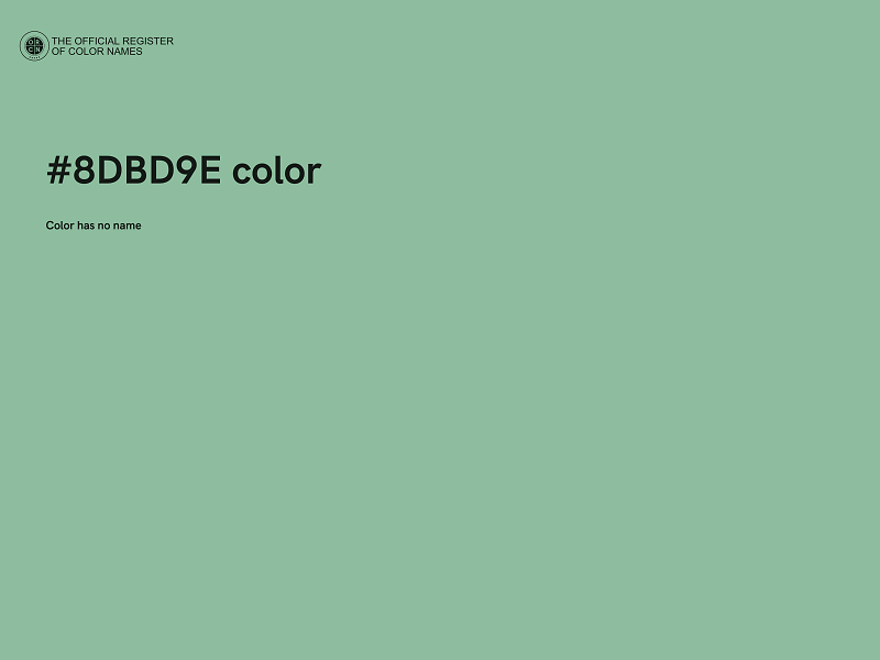 #8DBD9E color image
