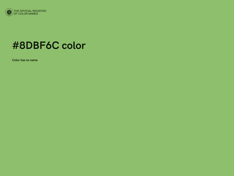 #8DBF6C color image