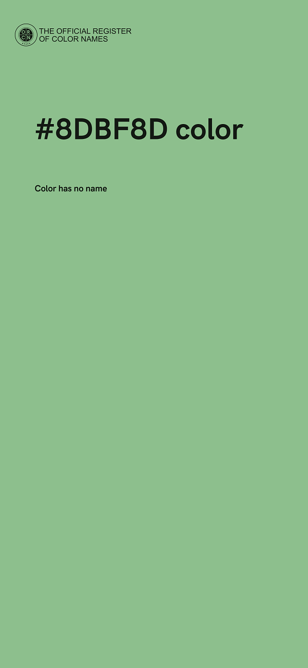 #8DBF8D color image