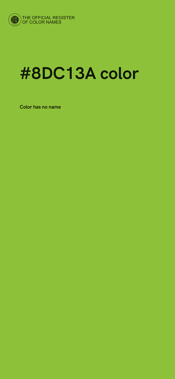 #8DC13A color image