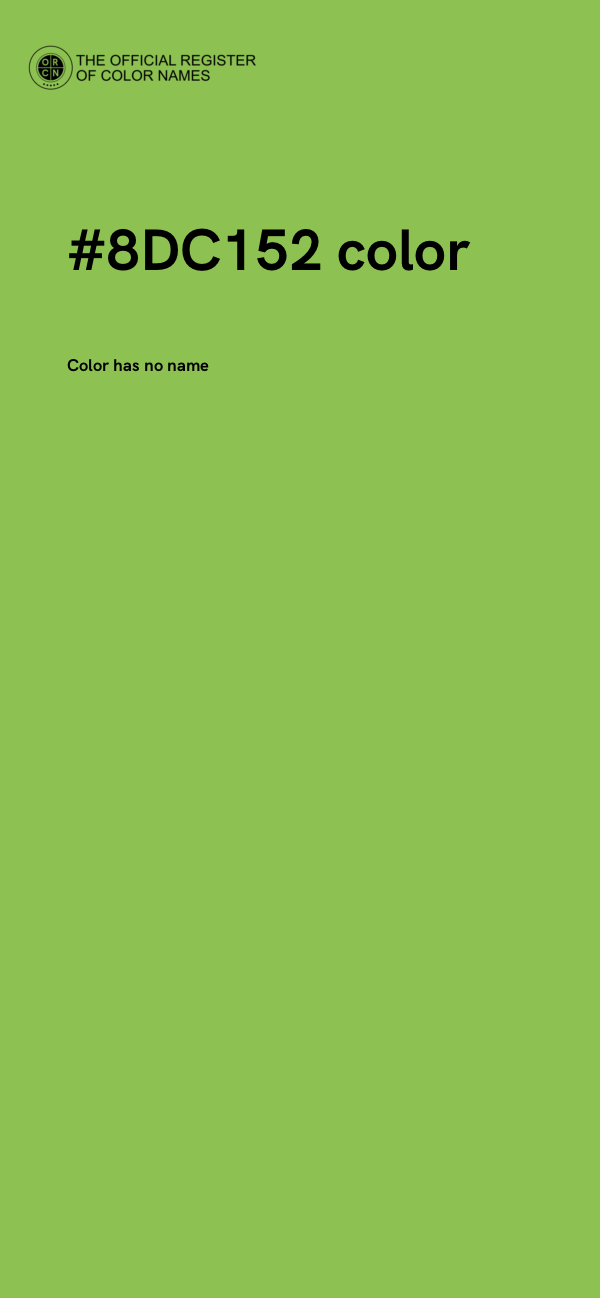 #8DC152 color image