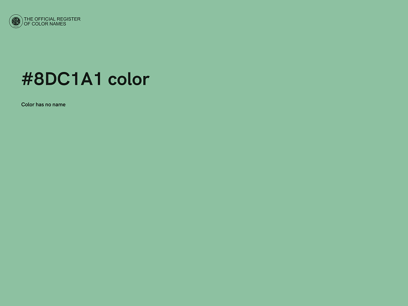 #8DC1A1 color image