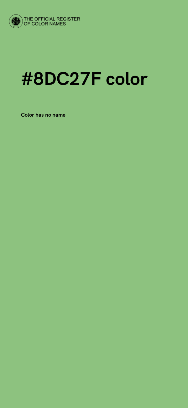 #8DC27F color image