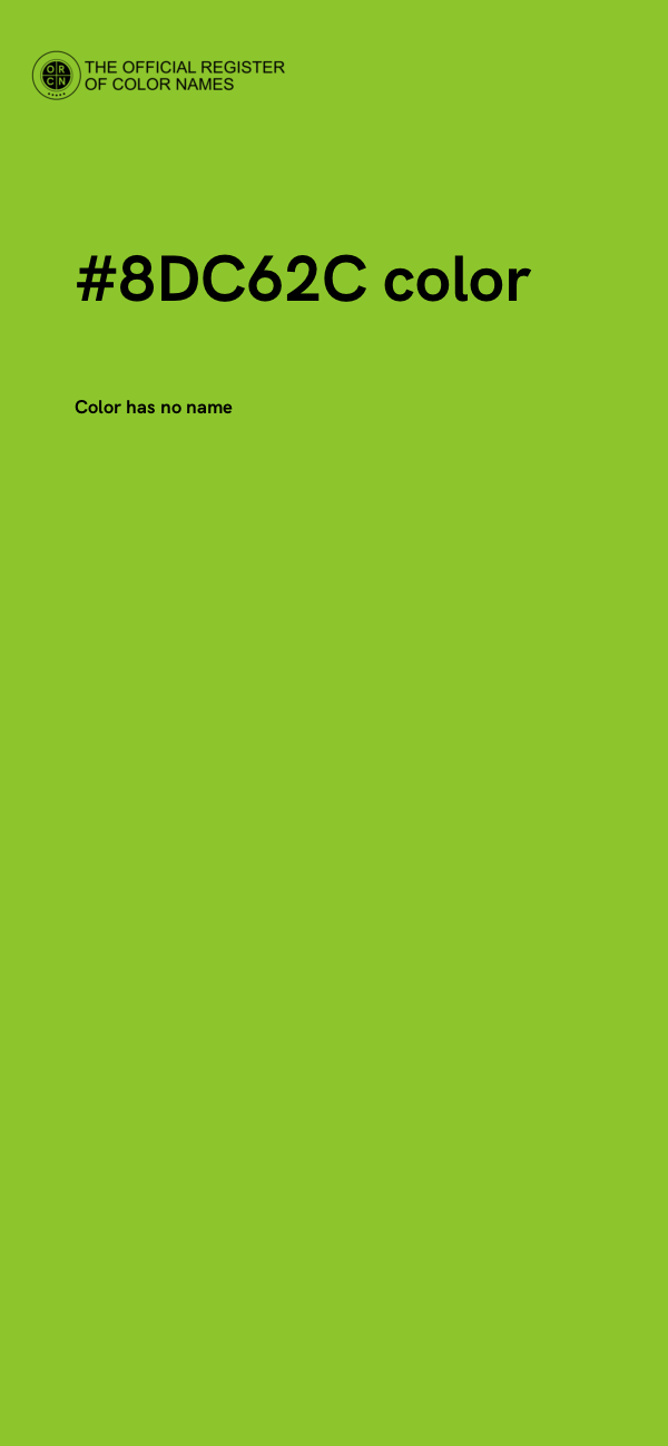 #8DC62C color image