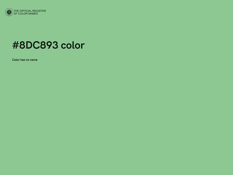 #8DC893 color image