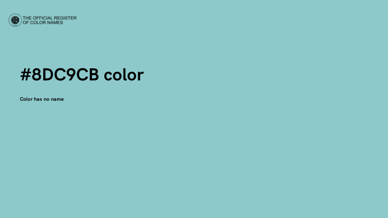 #8DC9CB color image