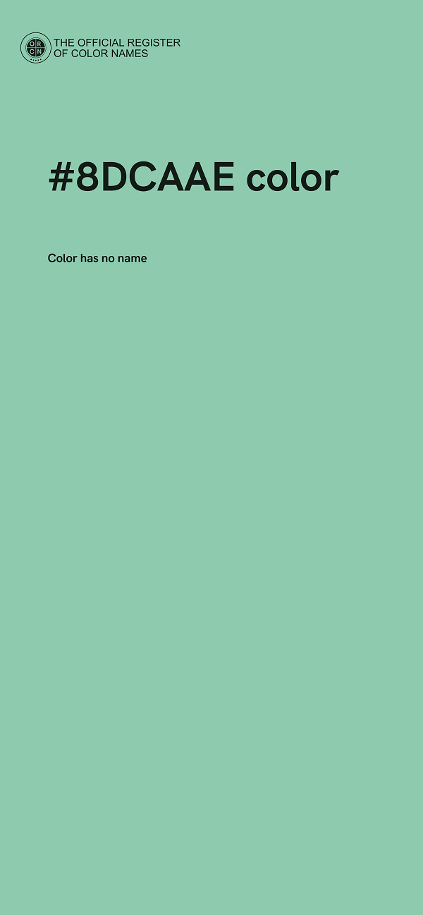#8DCAAE color image