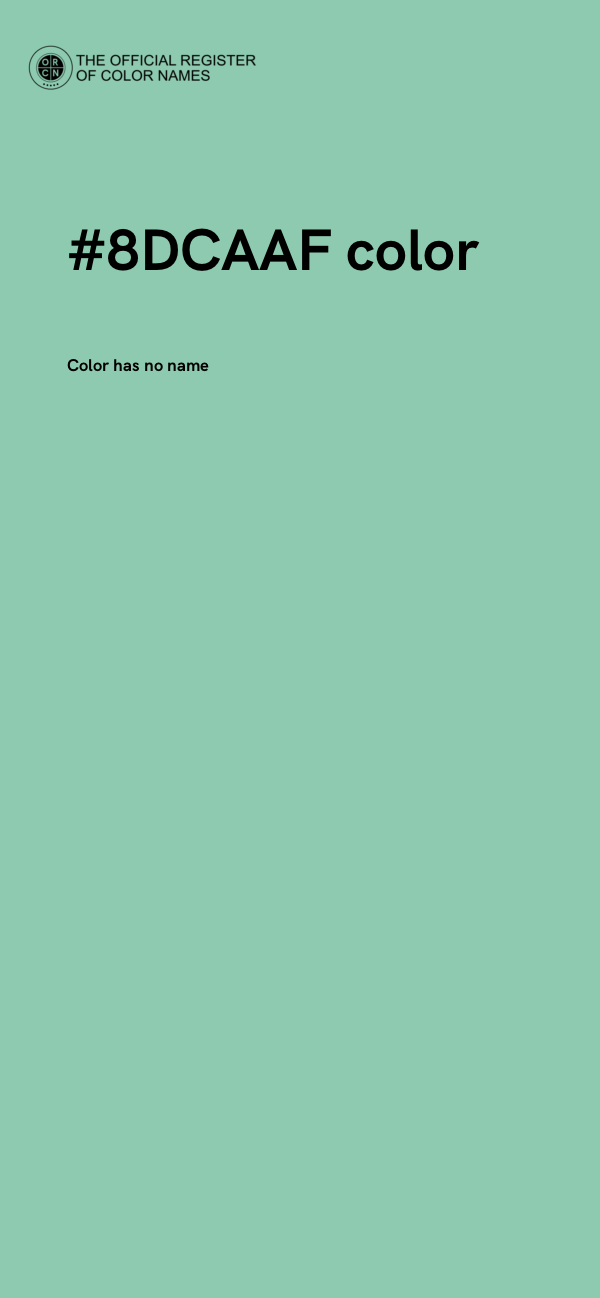 #8DCAAF color image