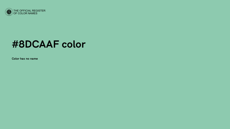 #8DCAAF color image